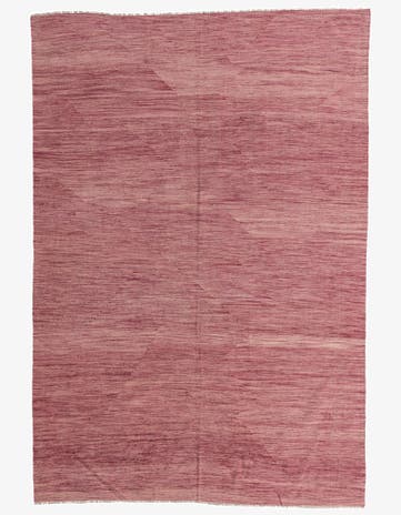 6' 7 x 9' 8 Hand Woven Kilim Modern Wool Rug