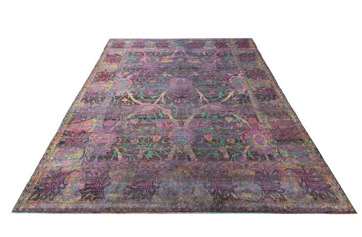 Detail image of 7' 11 x 11' 3 Hand Knotted Kundan Rug