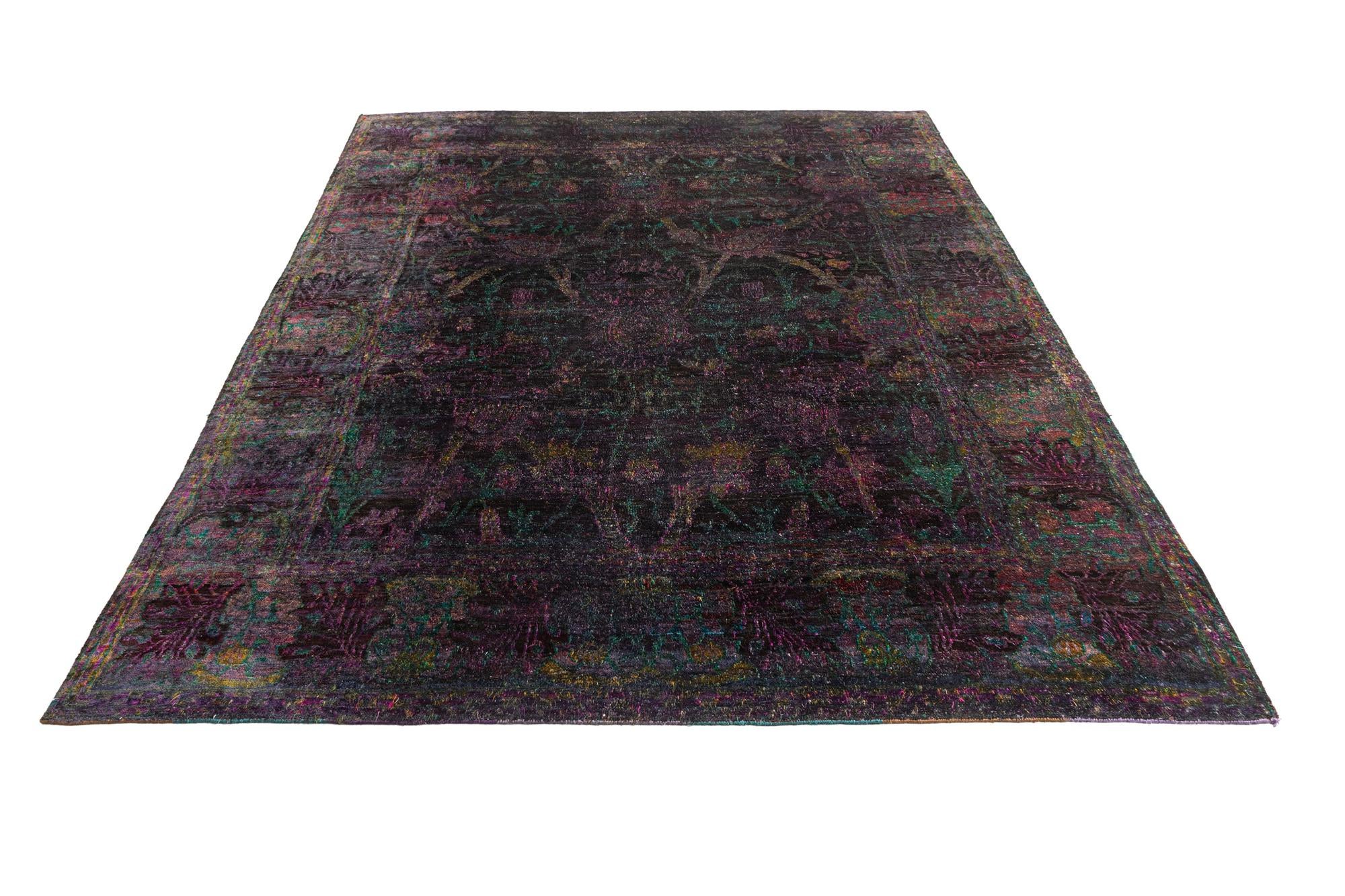 7' 11 x 11' 3 Hand Knotted Kundan Rug