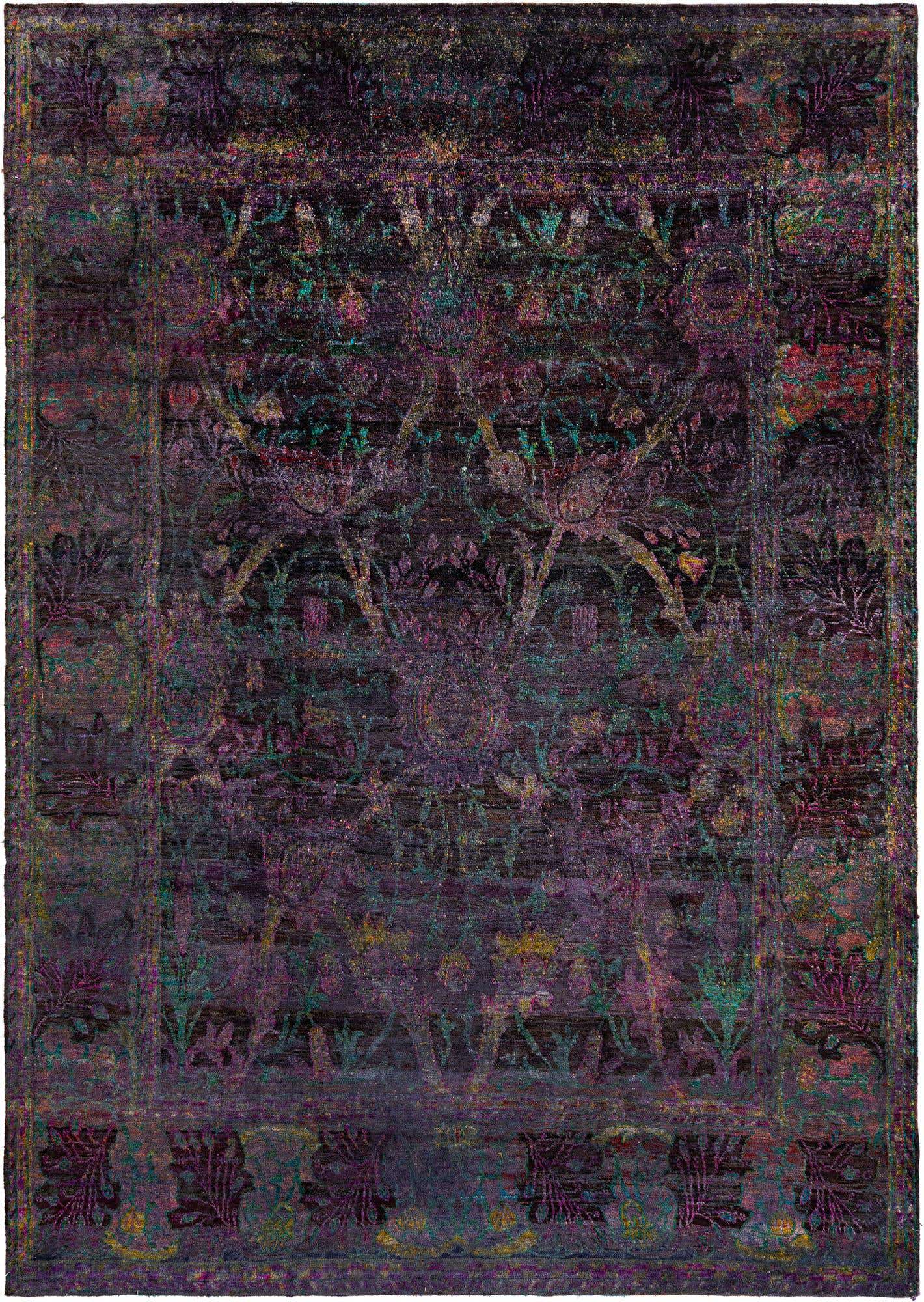 7' 11 x 11' 3 Hand Knotted Kundan Rug