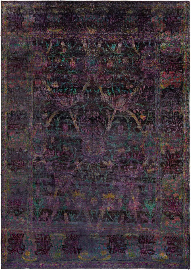 Detail image of 7' 11 x 11' 3 Hand Knotted Kundan Rug