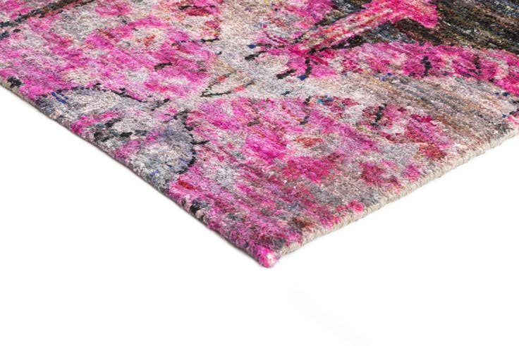 Detail image of 2' 11 x 12' 3 Hand Knotted Kundan Rug