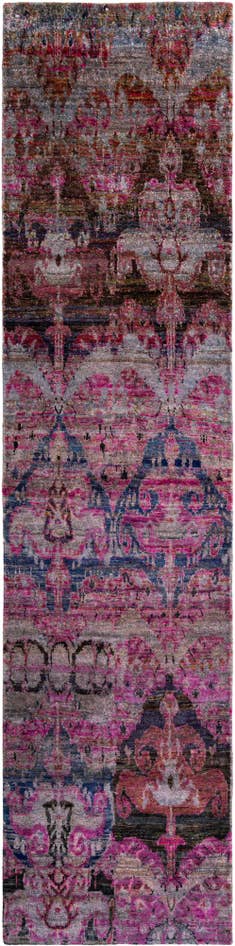 Detail image of 2' 11 x 12' 3 Hand Knotted Kundan Rug