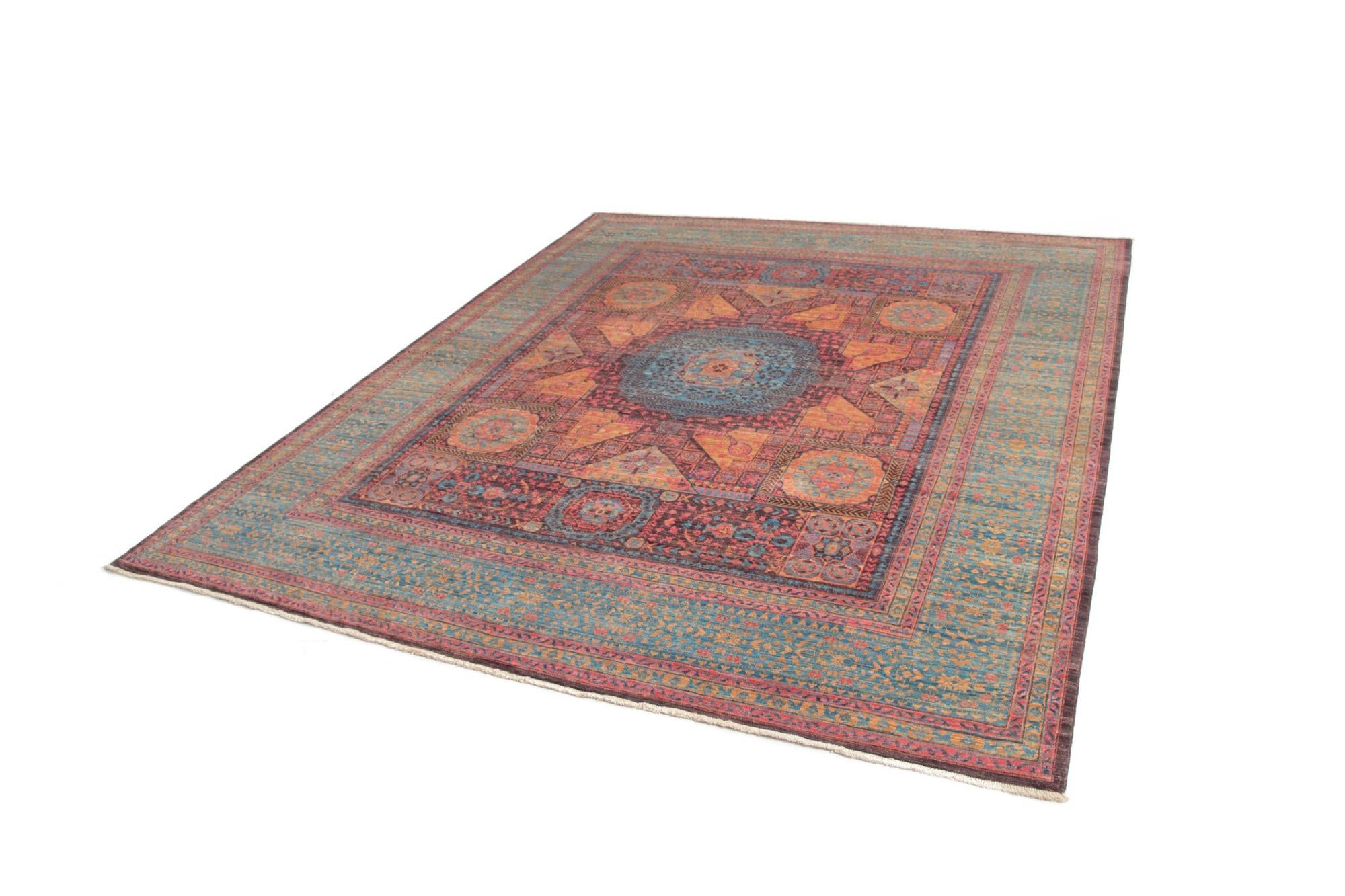 8' 2 x 9' 9 Hand Knotted Mamluk Rug