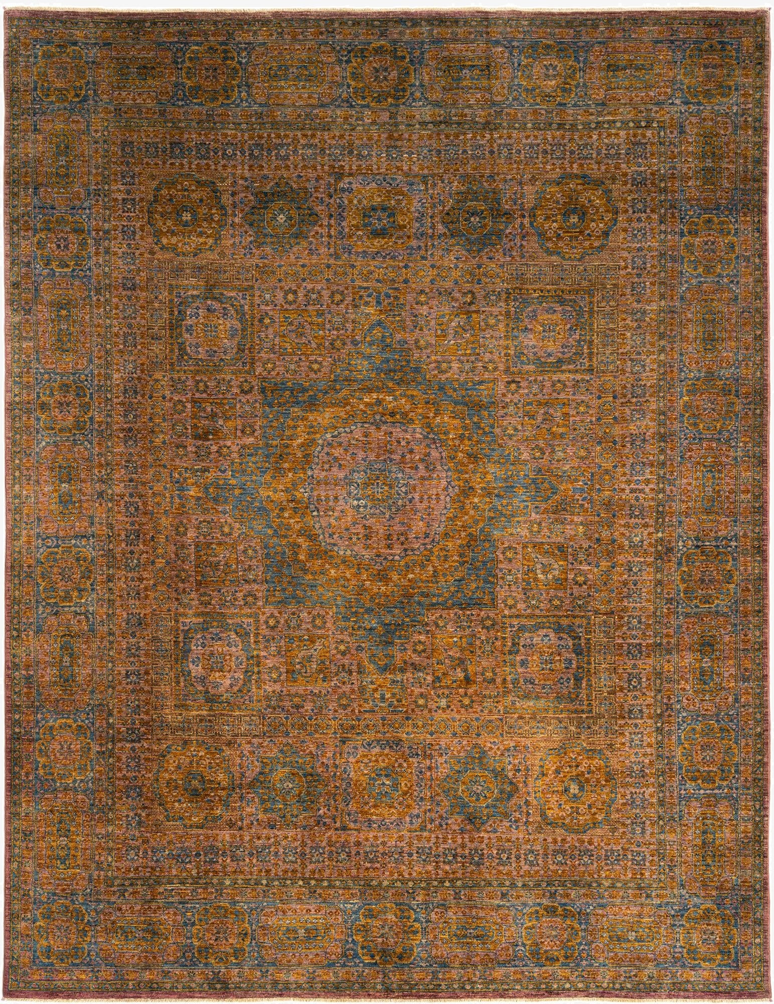 7' 9 x 10' 2 Mamluk Wool Rug