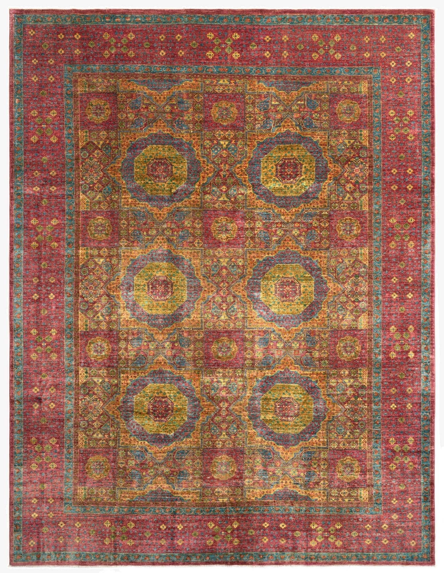 8' 4 x 10' 10 Mamluk Wool Rug