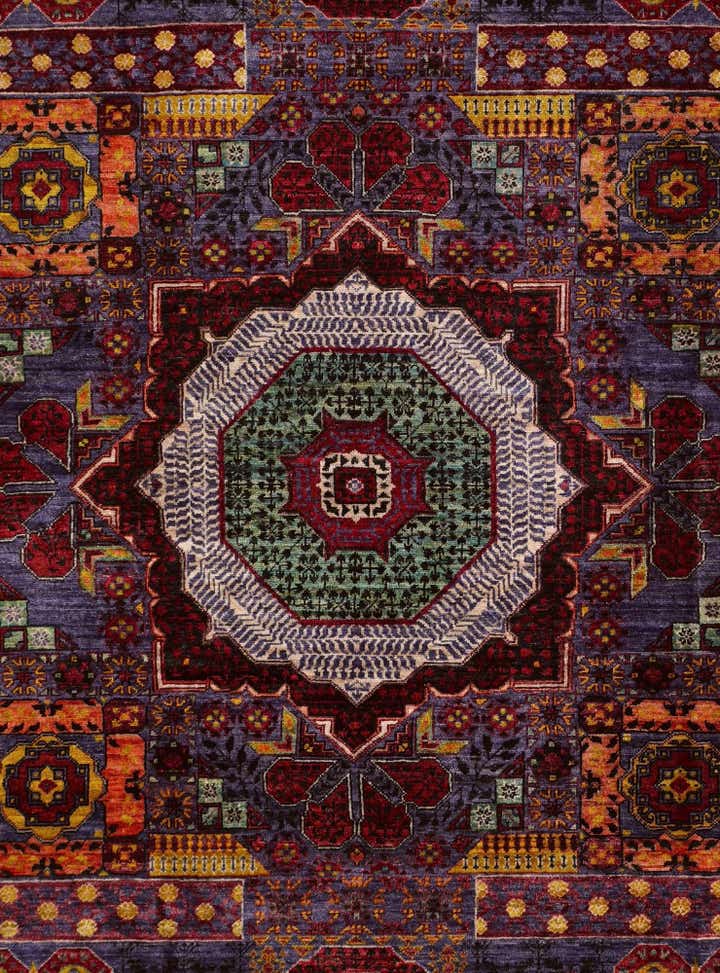 6' 3 x 8' 11 Hand Knotted Mamluk Ziegler Rug
