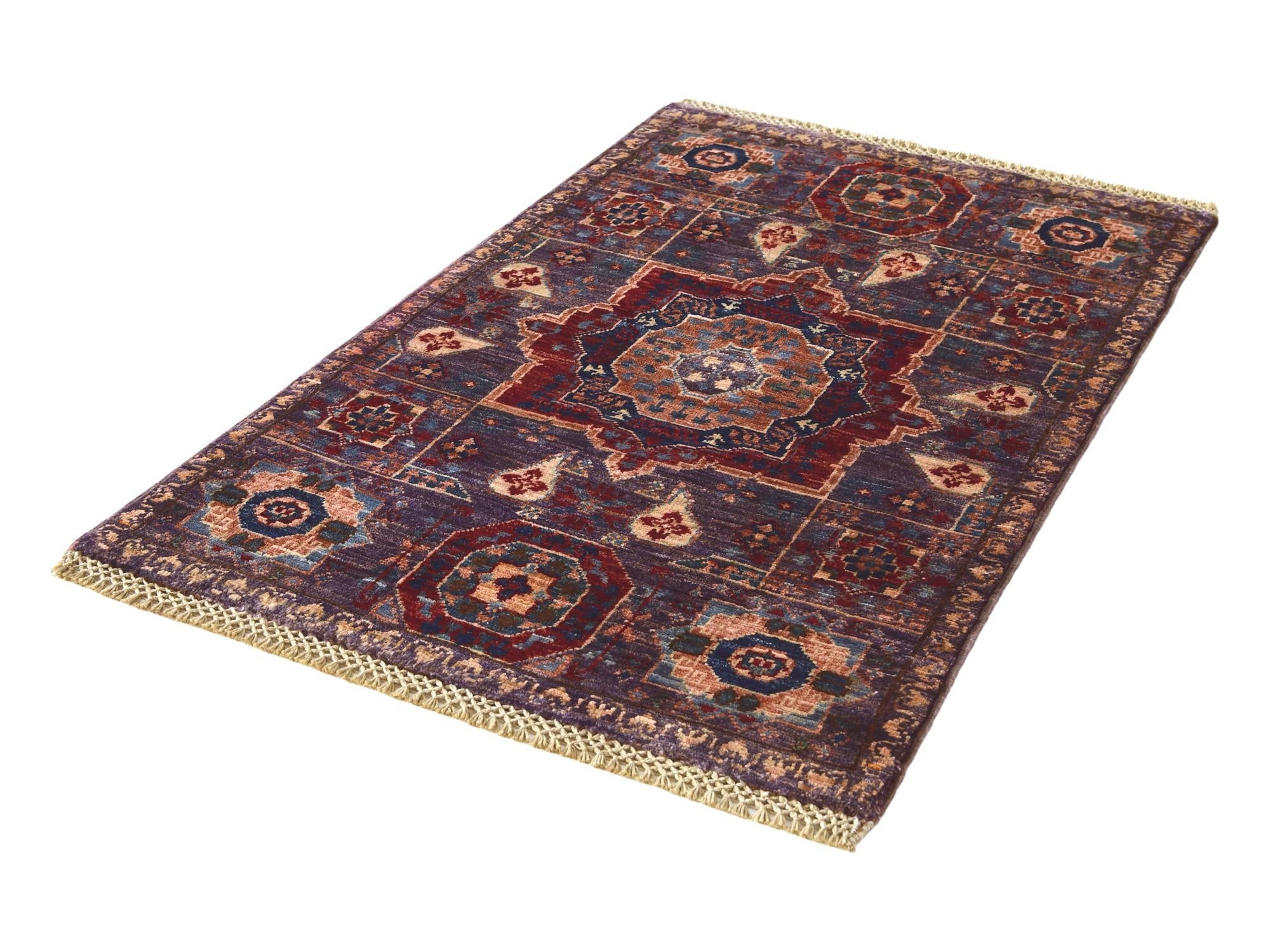 2' x 3' 2 Hand Knotted Mamluk Ziegler Rug