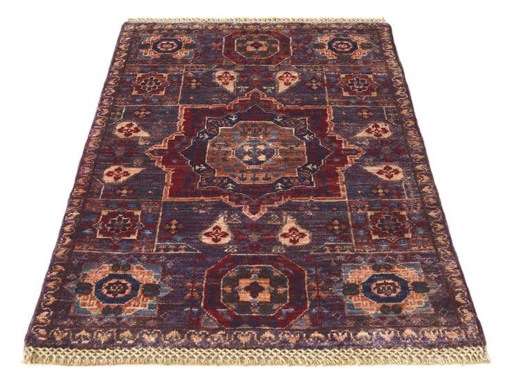 Detail image of 2' x 3' 2 Hand Knotted Mamluk Ziegler Rug
