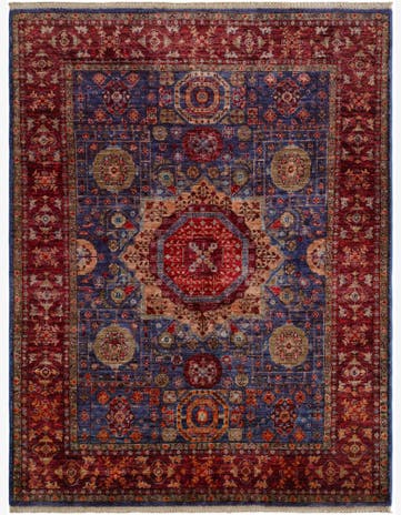 5' 1 x 6' 8 Hand Knotted Mamluk Ziegler Rug
