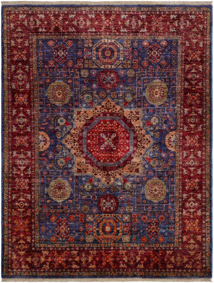 5' 1 x 6' 8 Hand Knotted Mamluk Ziegler Rug