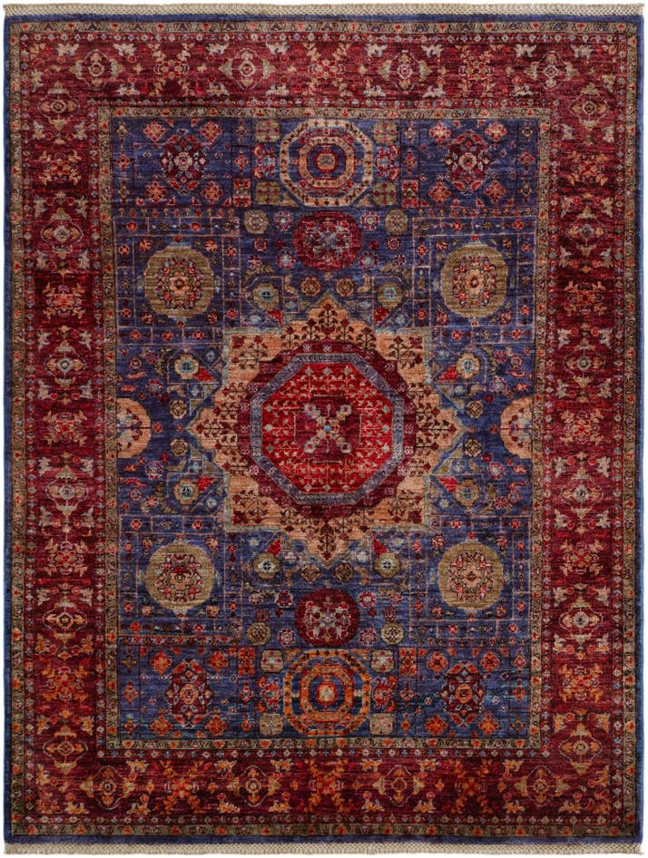 Detail image of 155cm x 200cm Hand Knotted Mamluk Ziegler Rug