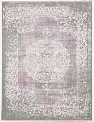Purple Modern Classical Rug