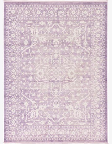 Purple Modern Classical Rug