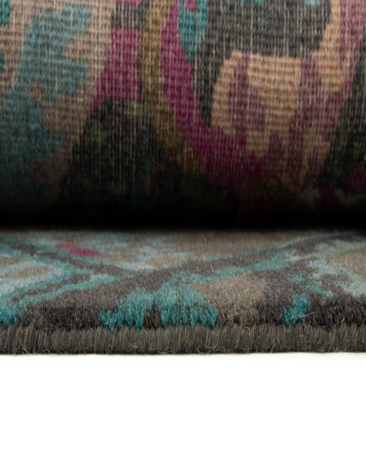 Detail image of 8' x 9' 11  Hand Knotted Modern Manshu Wool Rug