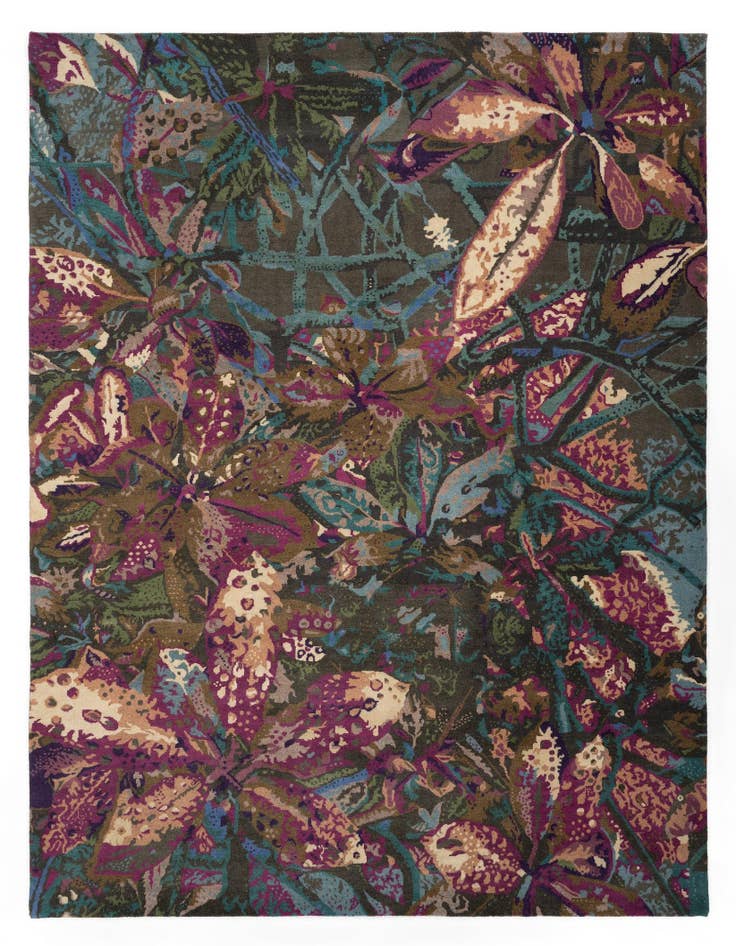 Detail image of 8' x 9' 11 Hand Knotted Modern Manshu Wool Rug