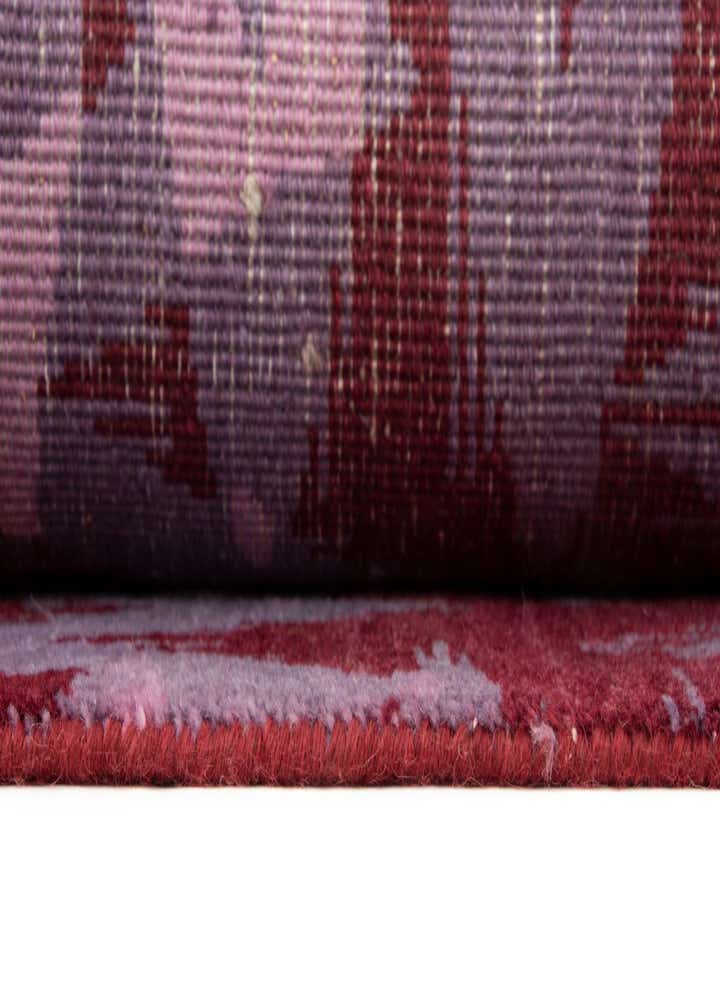 8' x 9' 11 Hand Knotted Modern Manshu Wool Rug