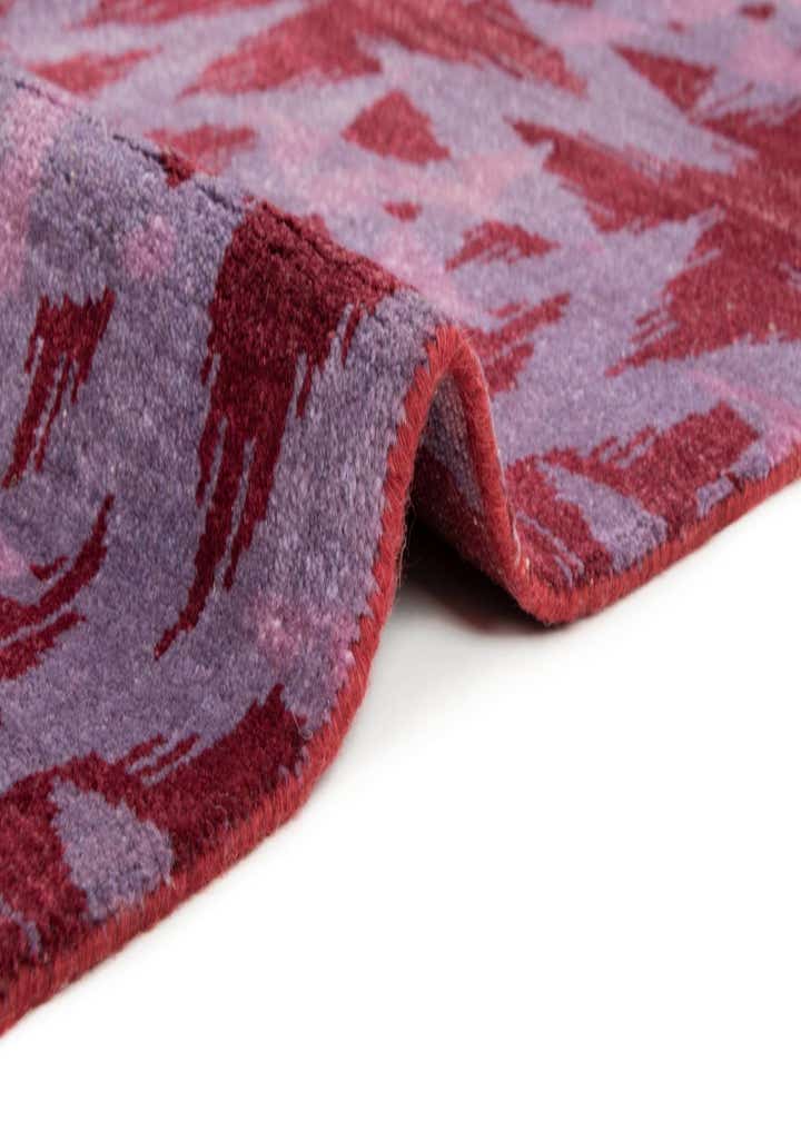 8' x 9' 11 Hand Knotted Modern Manshu Wool Rug