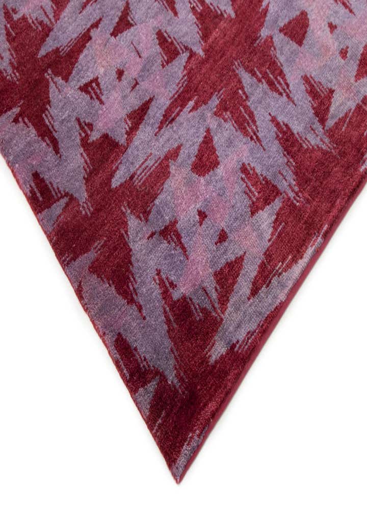 8' x 9' 11 Hand Knotted Modern Manshu Wool Rug