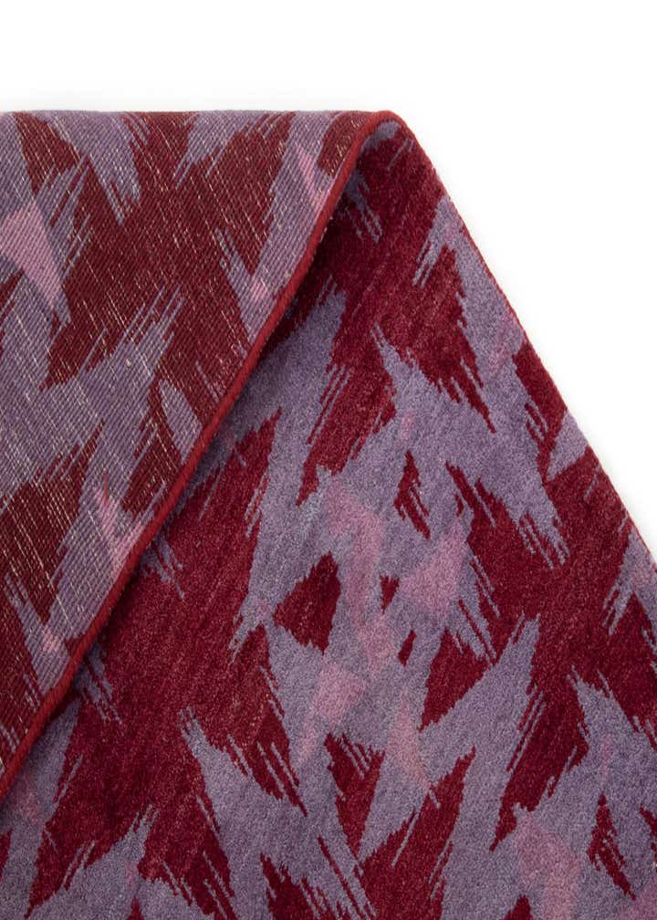 8' x 9' 11 Hand Knotted Modern Manshu Wool Rug