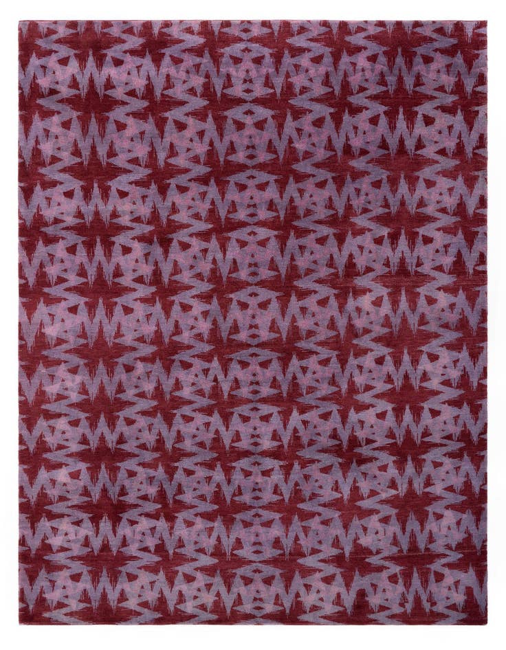 Detail image of 8' x 9' 11 Hand Knotted Modern Manshu Wool Rug