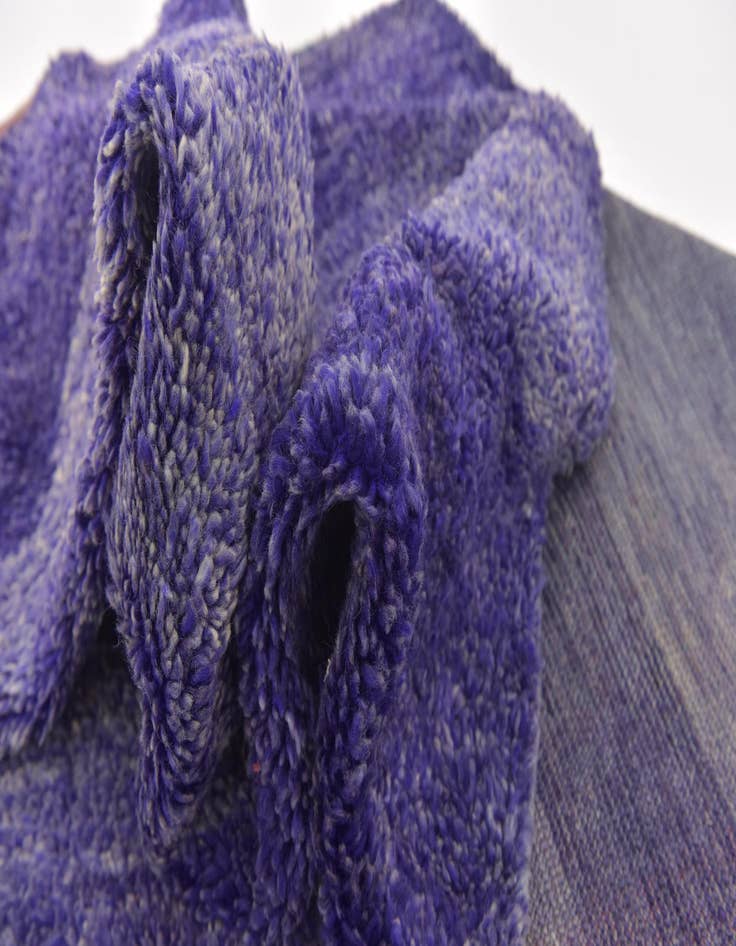 Detail image of 6' x 10' 8  Hand Knotted Moroccan Wool Rug