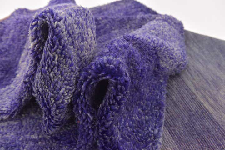 6' x 10' 8 Hand Knotted Moroccan Wool Rug