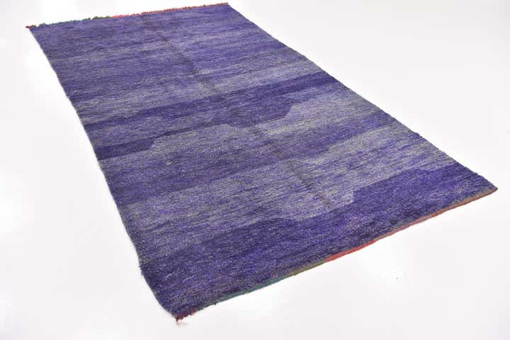 6' x 10' 8 Hand Knotted Moroccan Wool Rug