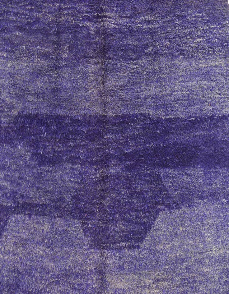 Detail image of 6' x 10' 8  Hand Knotted Moroccan Wool Rug