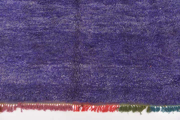6' x 10' 8 Hand Knotted Moroccan Wool Rug