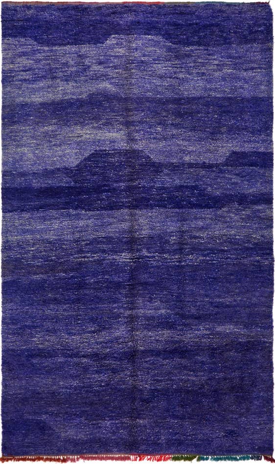 Detail image of 6' x 10' 8 Hand Knotted Moroccan Wool Rug