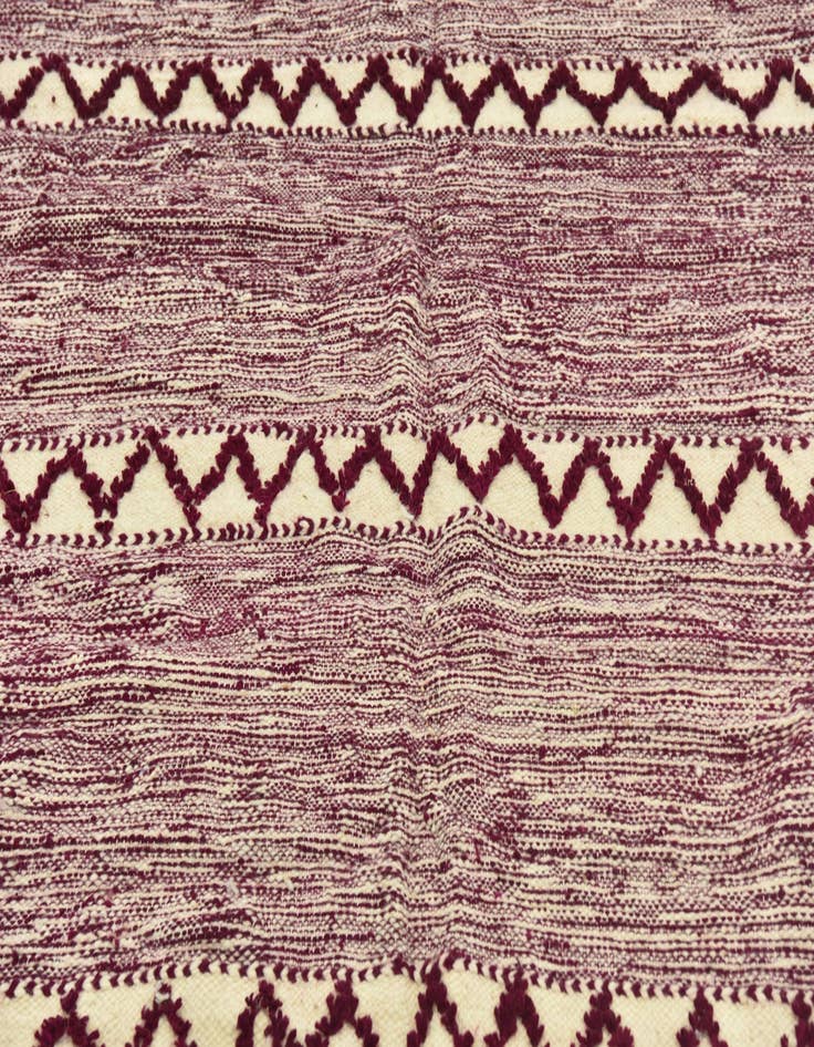 Detail image of 6' 2 x 10'  Hand Knotted Moroccan Wool Rug