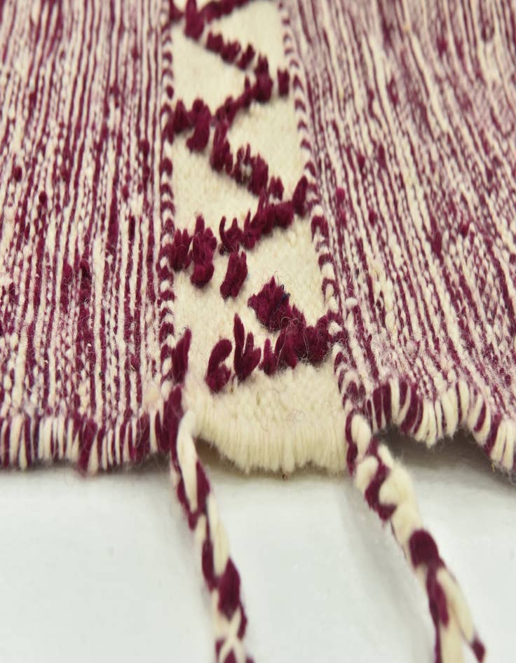 Detail image of 6' 2 x 10'  Hand Knotted Moroccan Wool Rug