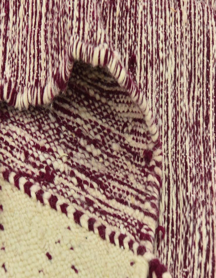 Detail image of 6' 2 x 10'  Hand Knotted Moroccan Wool Rug