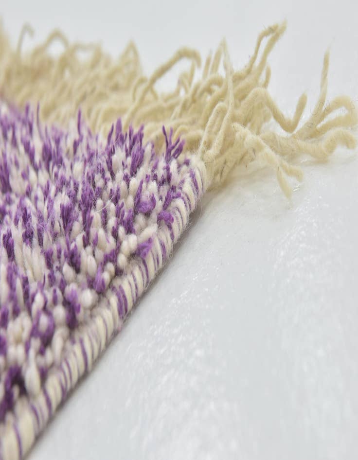 Detail image of 4' 10 x 8' 4  Hand Knotted Moroccan Wool Rug