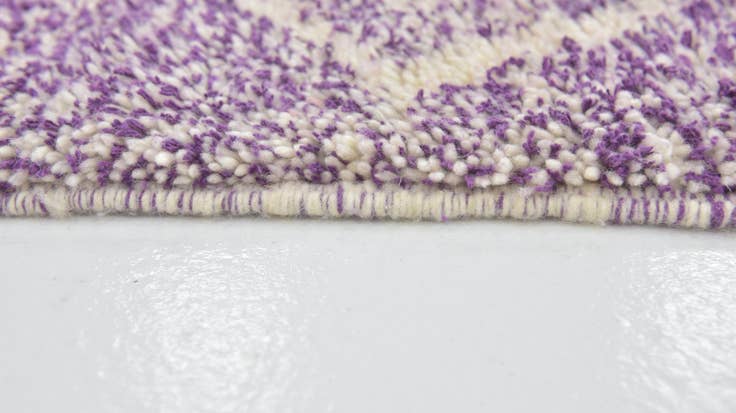 Detail image of 4' 10 x 8' 4 Hand Knotted Moroccan Wool Rug