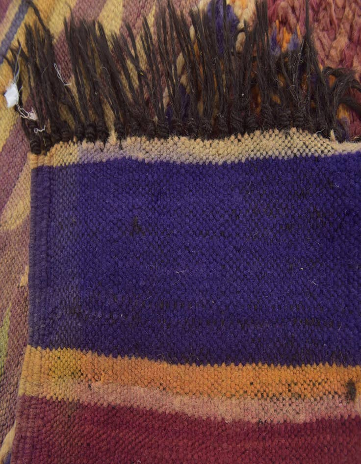 Detail image of 5' 8 x 10' 3  Hand Knotted Moroccan Wool Rug