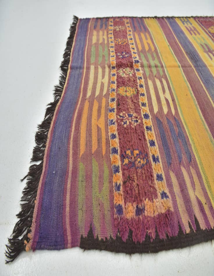 Detail image of 5' 8 x 10' 3  Hand Knotted Moroccan Wool Rug