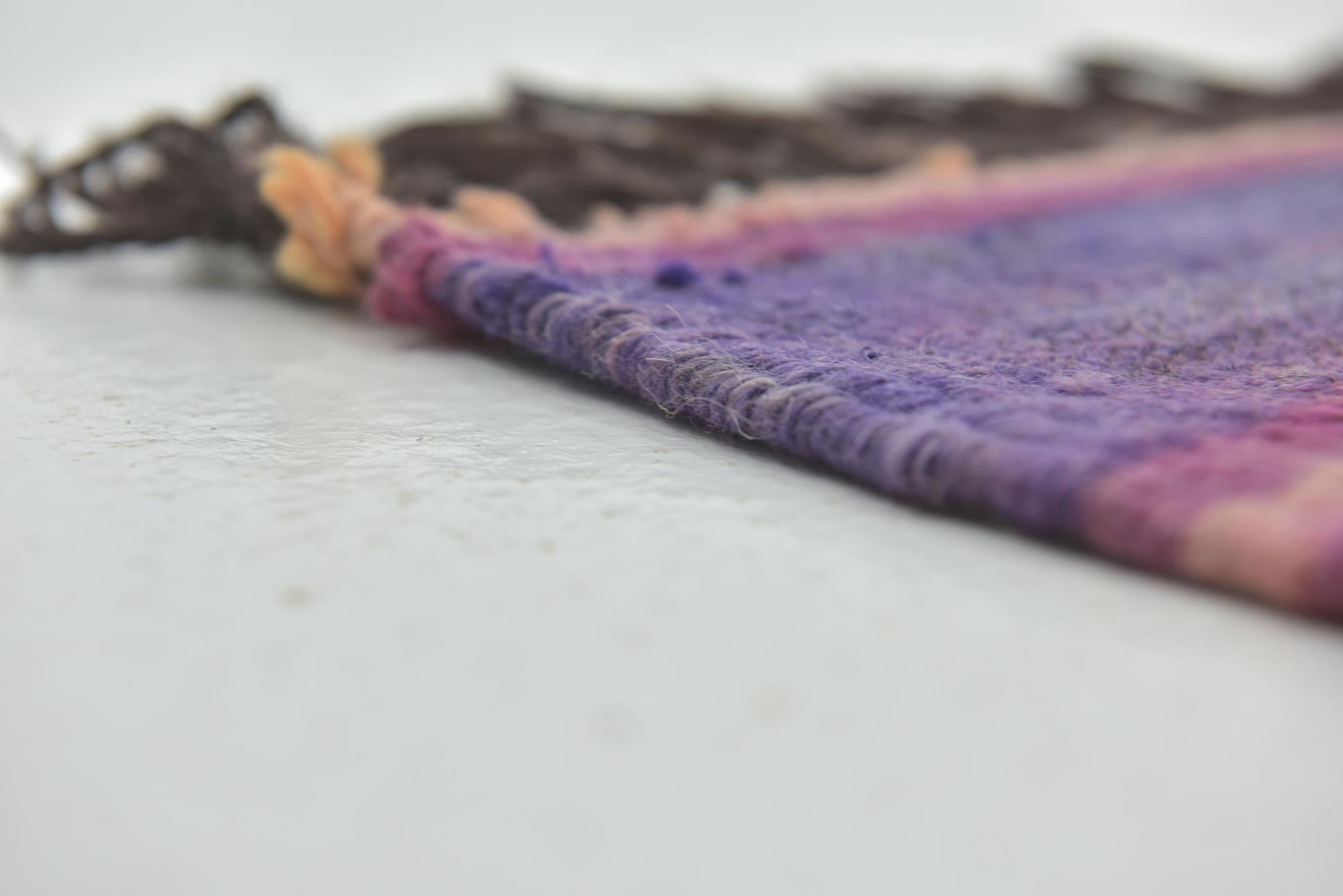 5' 8 x 10' 3 Hand Knotted Moroccan Wool Rug