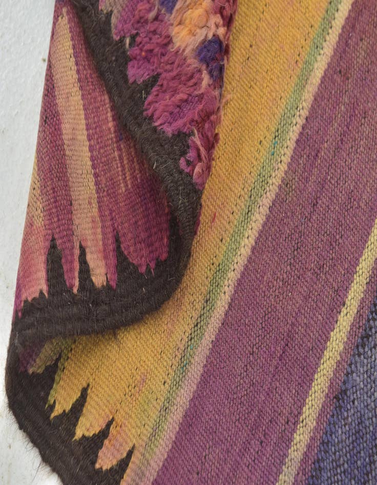 Detail image of 5' 8 x 10' 3  Hand Knotted Moroccan Wool Rug