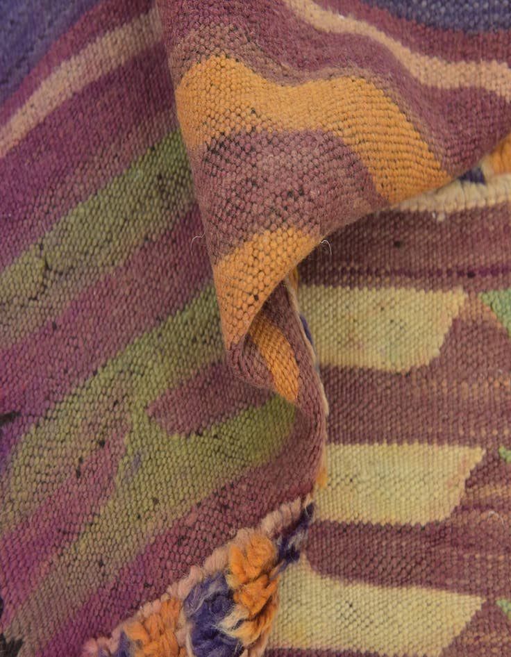 Detail image of 5' 8 x 10' 3  Hand Knotted Moroccan Wool Rug