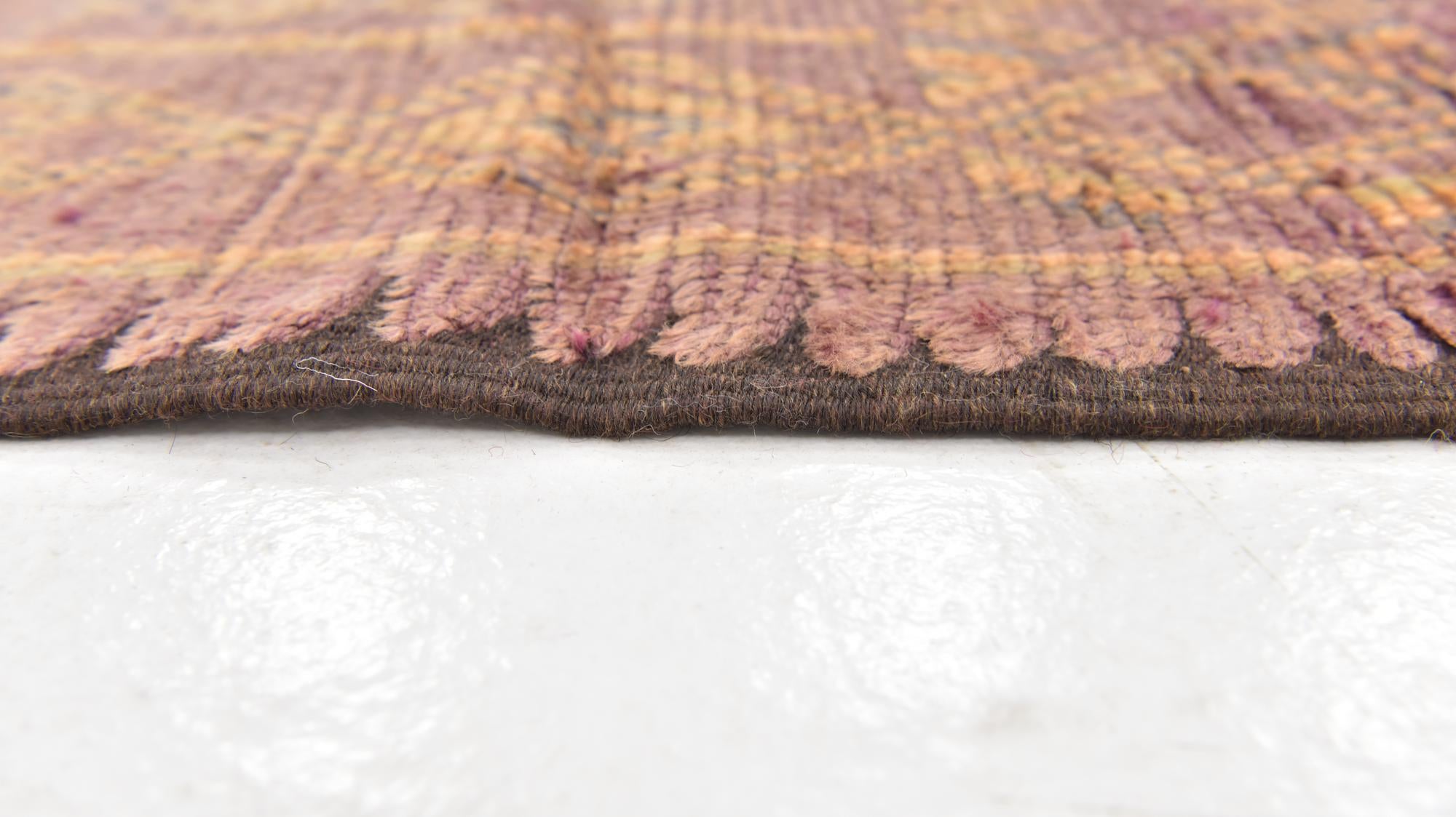 6' 3 x 11' 4 Hand Knotted Moroccan Wool Rug