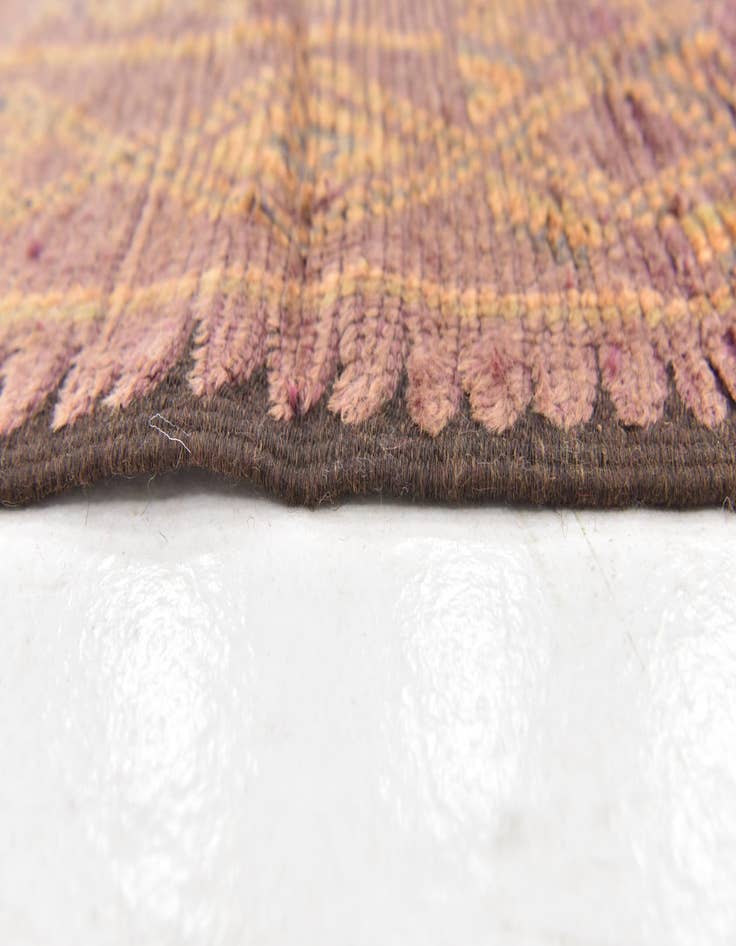 Detail image of 6' 3 x 11' 4  Hand Knotted Moroccan Wool Rug