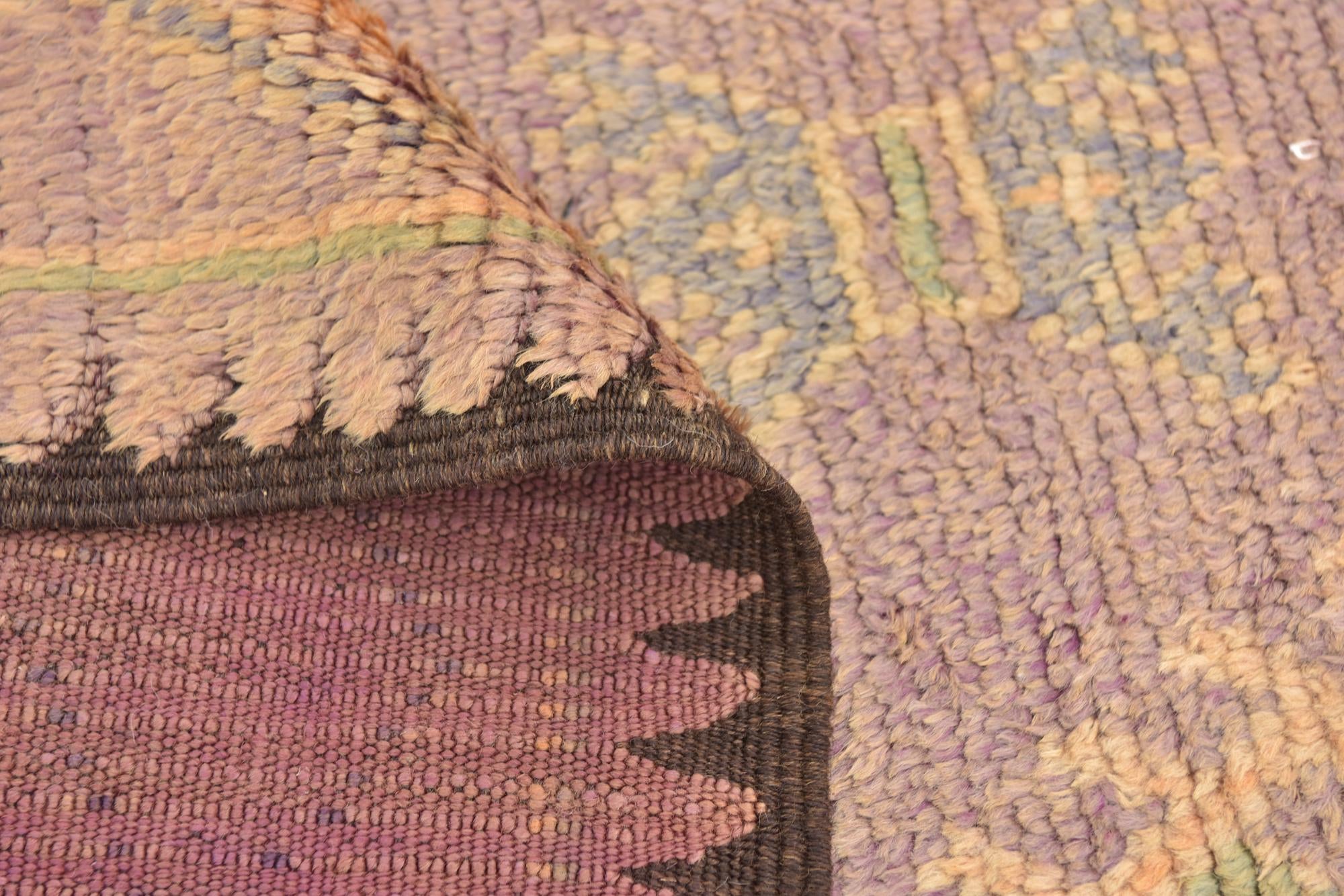 6' 3 x 11' 4 Hand Knotted Moroccan Wool Rug