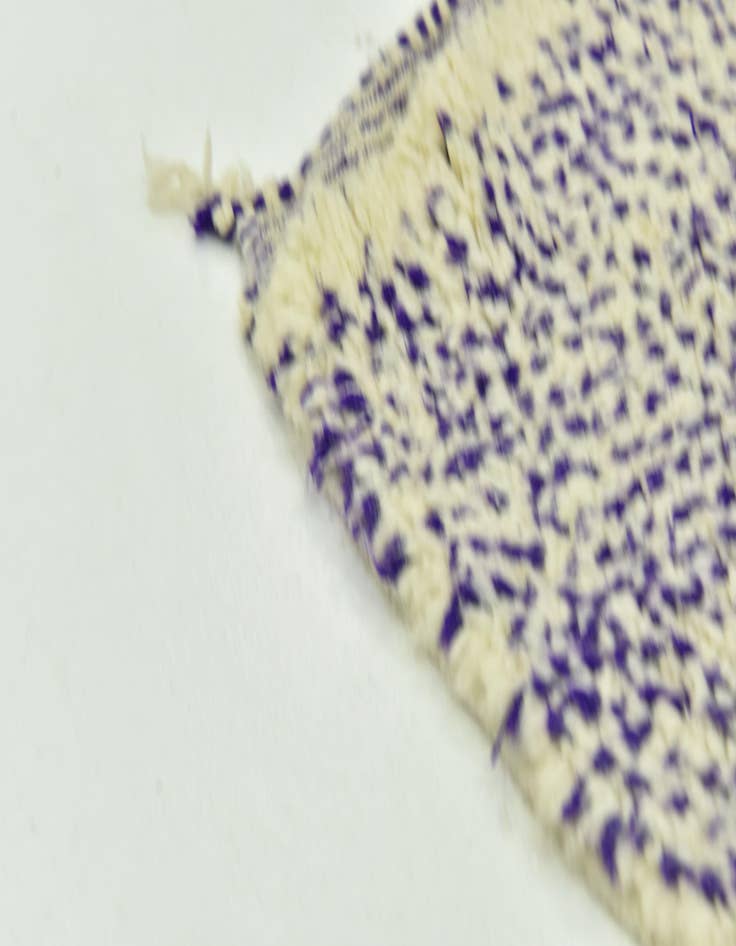 Detail image of 6' 8 x 9'  Hand Knotted Moroccan Wool Rug