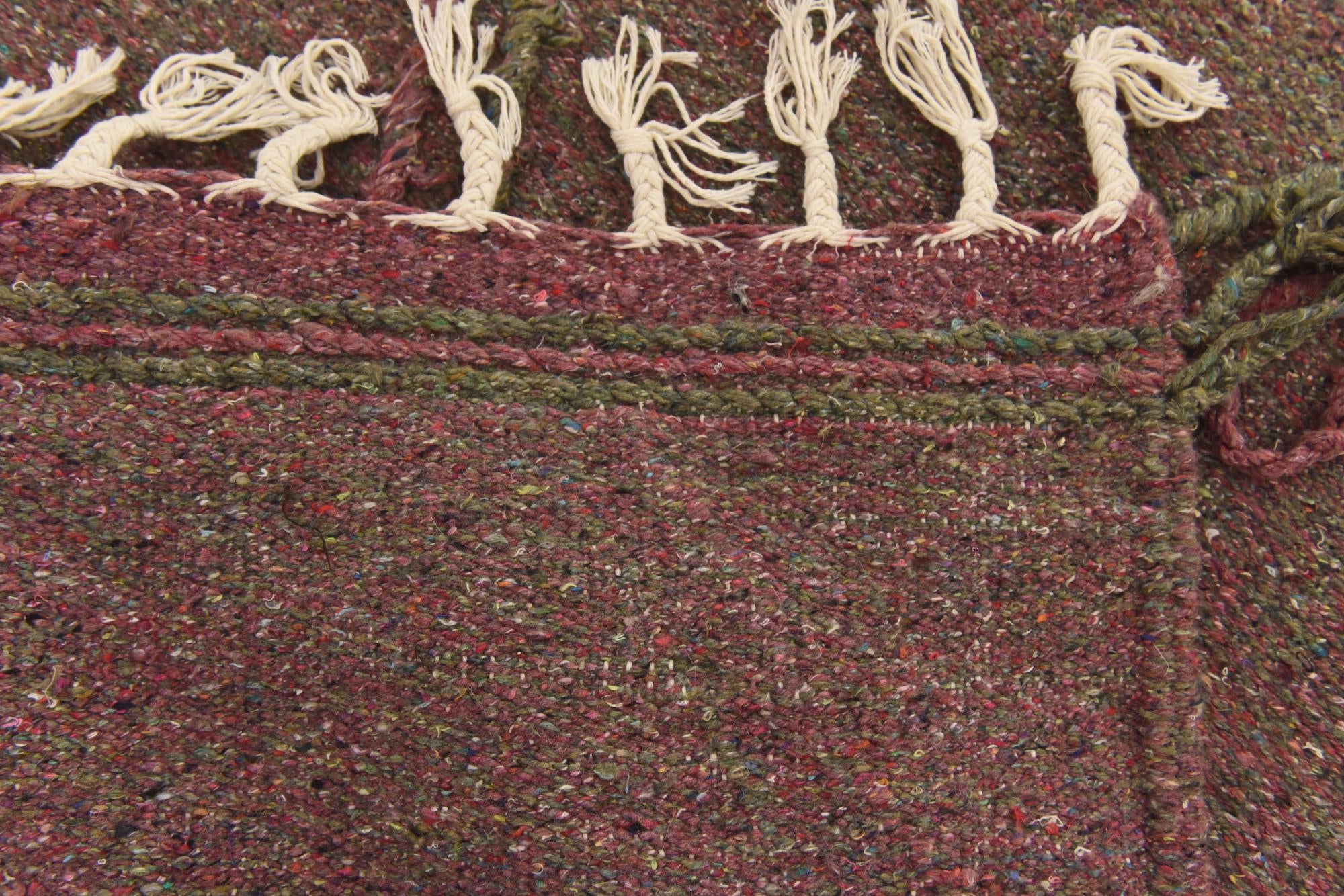 6' 5 x 10' 2 Hand Knotted Moroccan Wool Rug