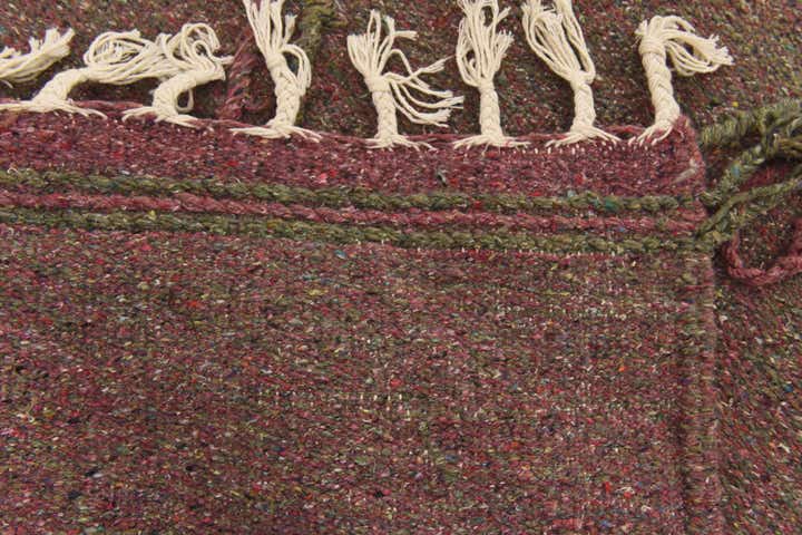 6' 5 x 10' 2 Hand Knotted Moroccan Wool Rug