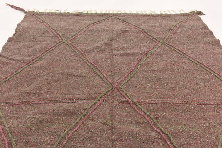 Detail image of 6' 5 x 10' 2 Hand Knotted Moroccan Wool Rug