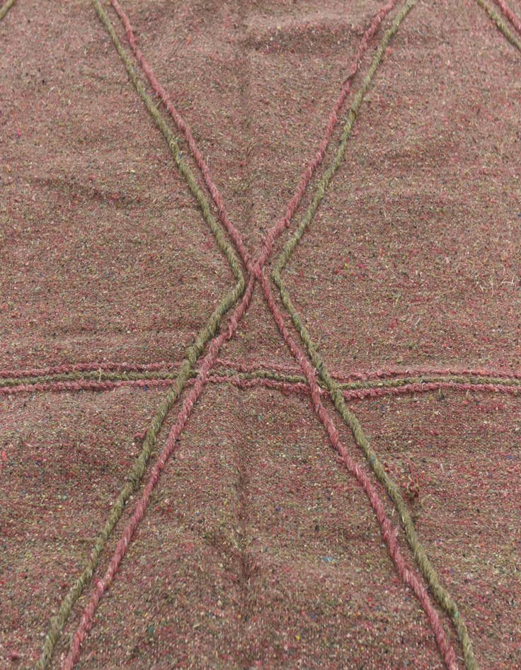 Detail image of 6' 5 x 10' 2  Hand Knotted Moroccan Wool Rug