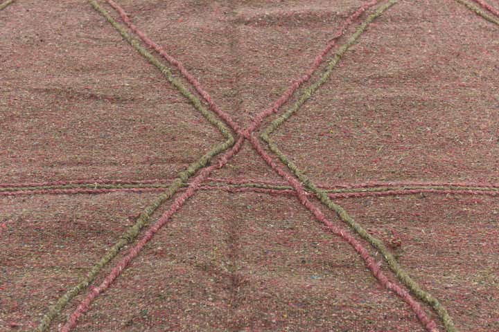 6' 5 x 10' 2 Hand Knotted Moroccan Wool Rug